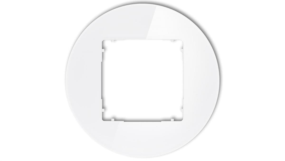 Icon ramka uniwersalna pojedyncza okrä…gĺ‚a - efekt szkĺ‚a (ramka: biaĺ‚a spăłd: biaĺ‚y) 0-0-irso-1