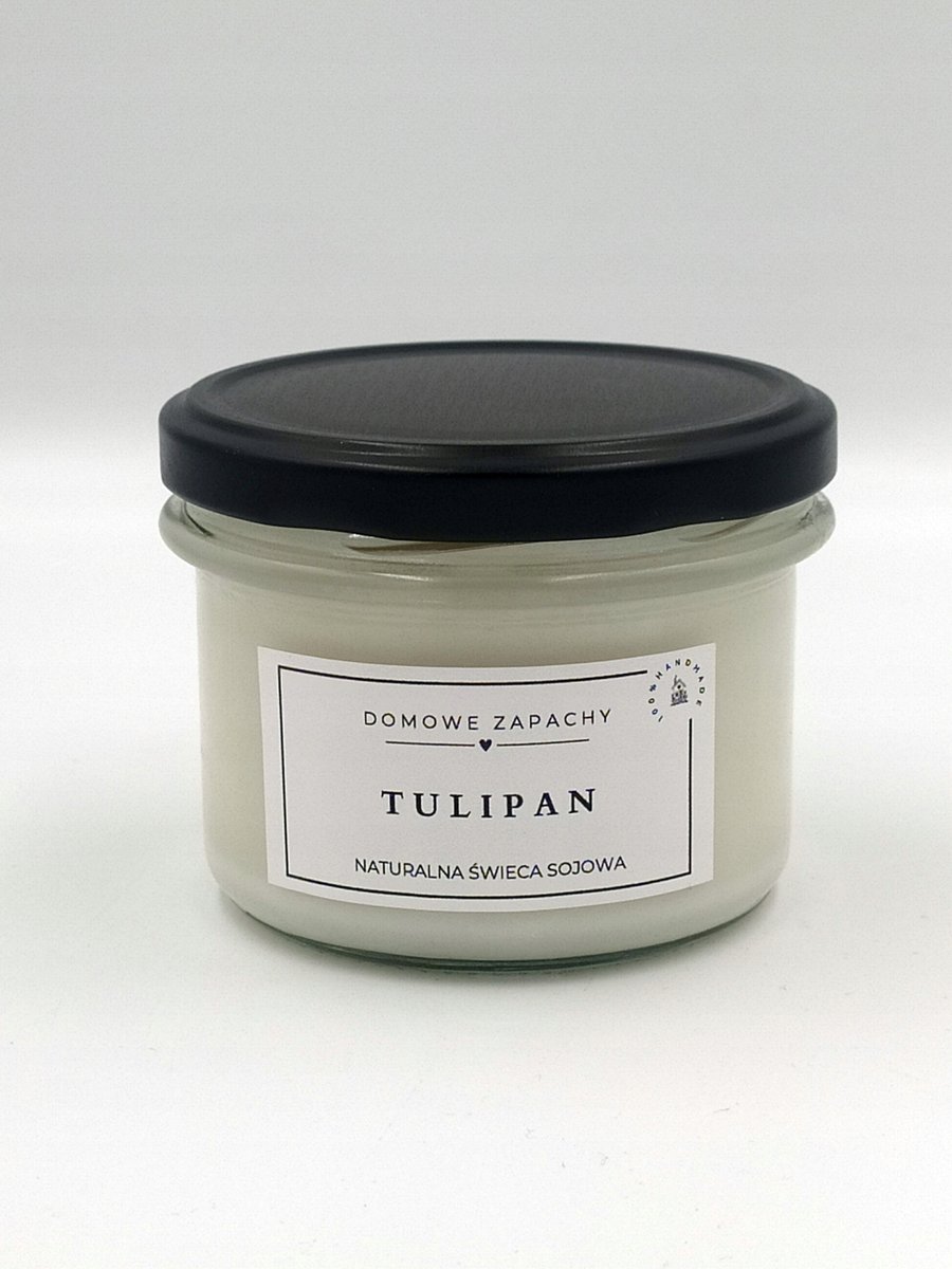 Naturalna Świece Sojowa TULIPAN 235 ml