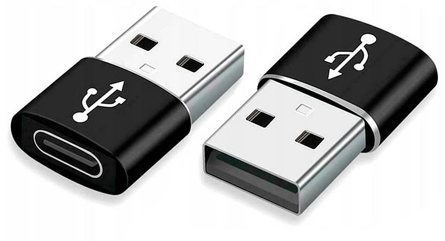 ADAPTER PRZEJŚCIÓWKA KONWERTER ZŁĄCZE WTYK USB A DO GNIAZDO USB C TYPE-C