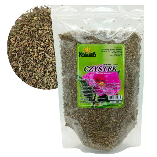 Czystek turecki 100% ziele 250 g naturalna herbata na odporność i detoks