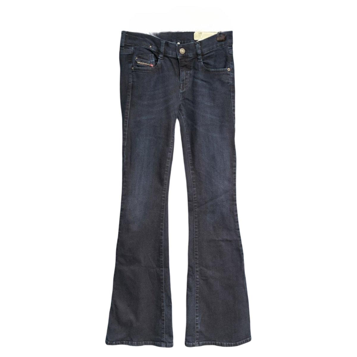 Diesel Damskie Spodnie Wygodne Jeansowa Dżinsowa Stylowe Granatowe Rozmiar 24/32