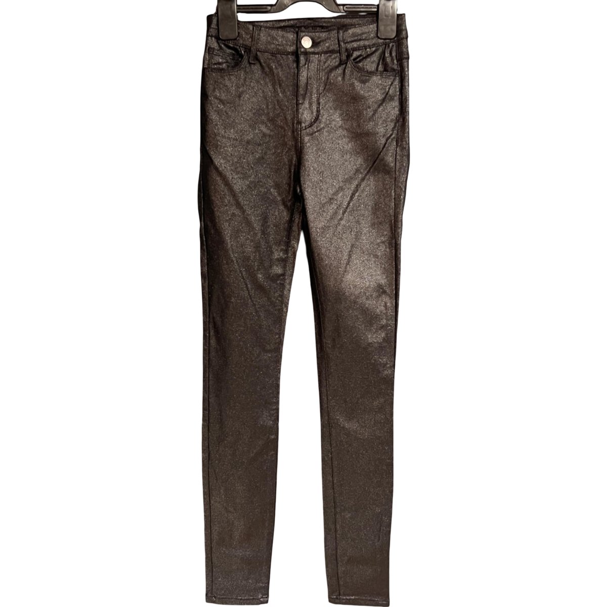 VILA Damskie Spodnie Skinny Stylowe Czarne Rozmiar M