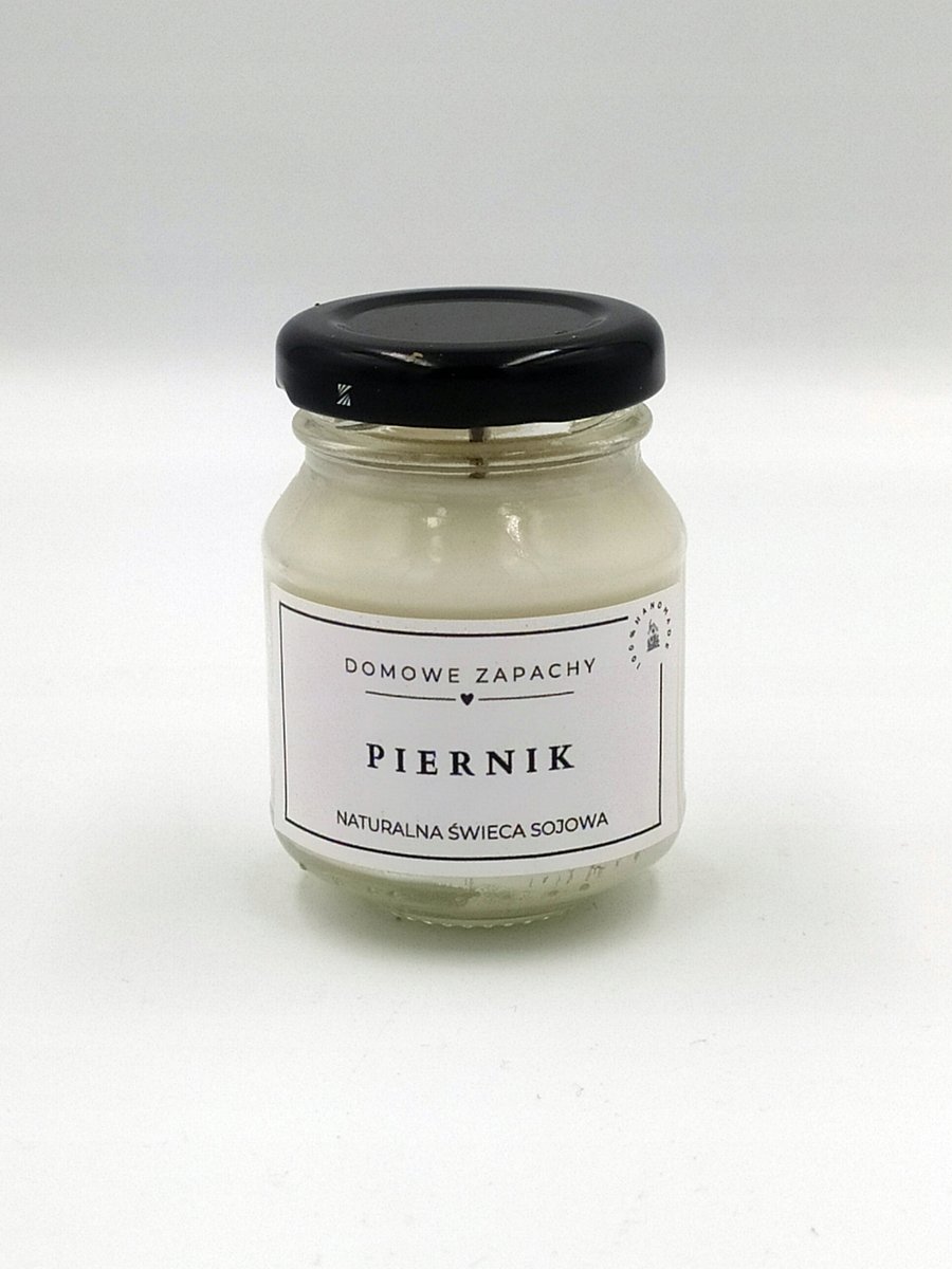 Naturalna Świece Sojowa PIERNIK 80 ML