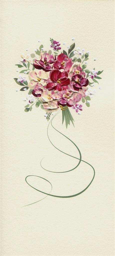 Karnet Kwiaty Dl N04 - Bukiet - artykuł papierniczy