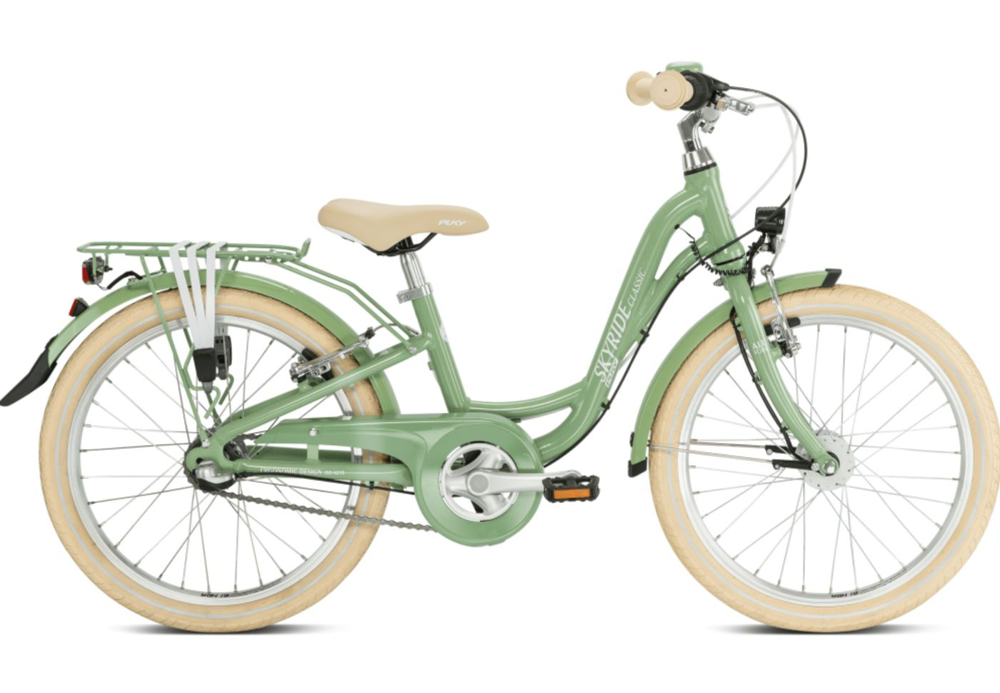 Rower dziecięcy Puky Skyride 20-3 Classic Retro green