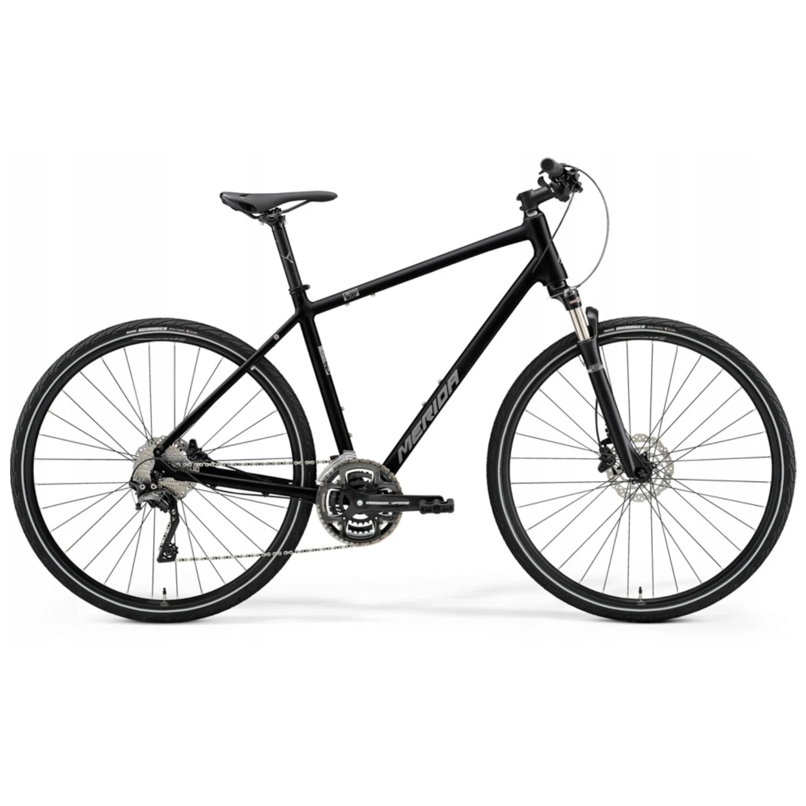 Rower crossowy Merida CROSSWAY 500 M(51) GLOSSY BLACK(MATT SILVER)