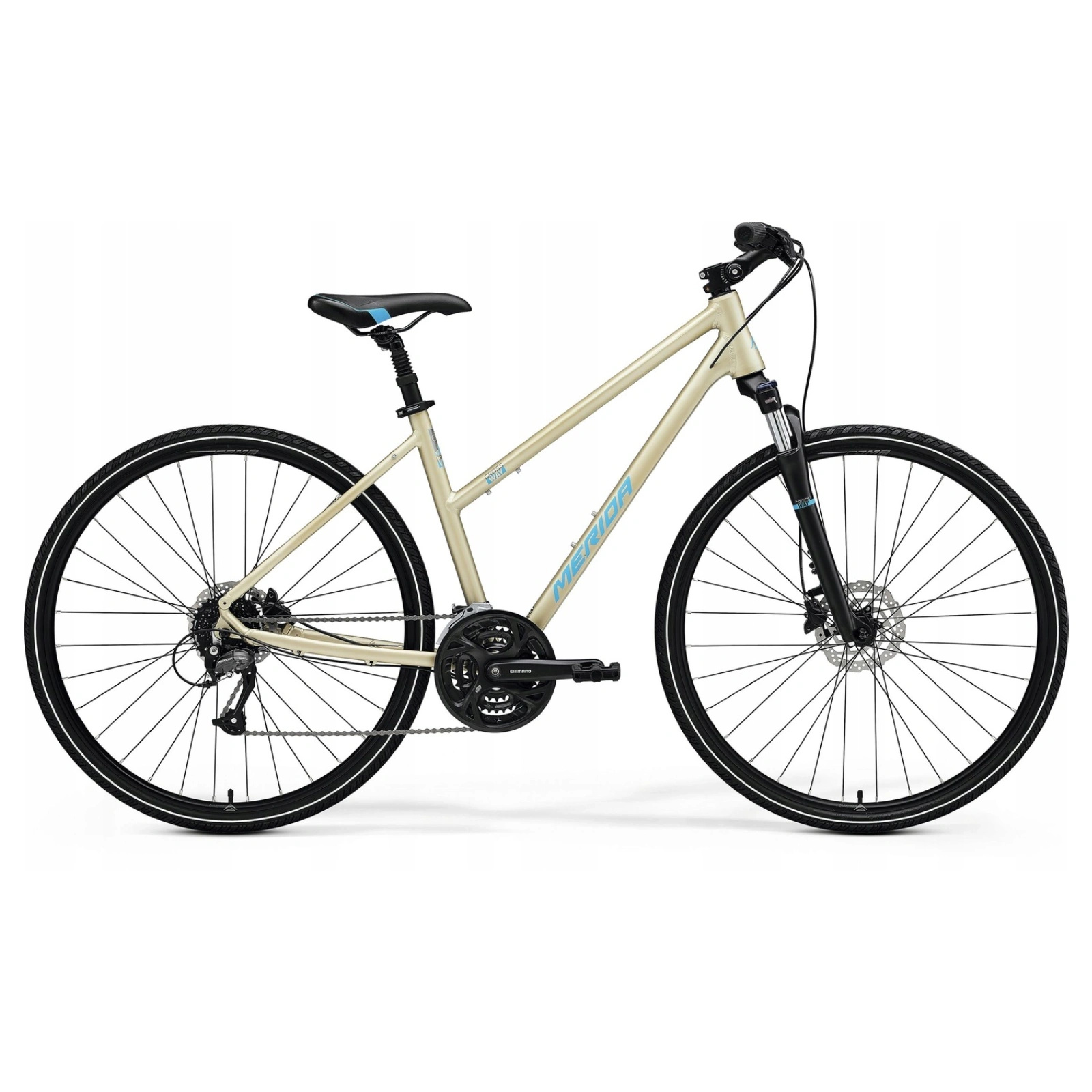 Rower crossowy Merida CROSSWAY 40 LADY L(L)(55L) SILK CHAMPAGNE(BLUE)