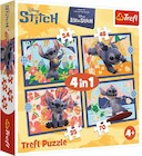 Puzzle 4w1 Lilo&Stitch Wakacje na Hawajach 35, 48, 54 i 70 elementów