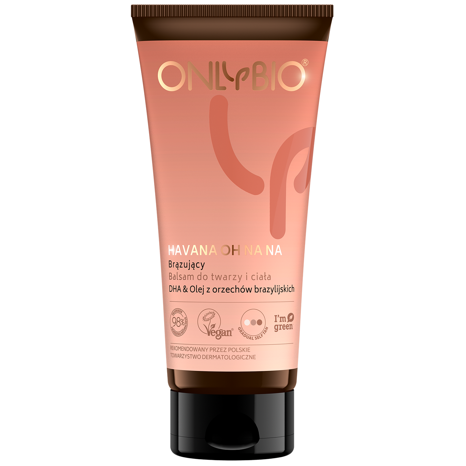 OnlyBio Havana Oh Na Na, brązujący balsam do twarzy i ciała, 200 ml
