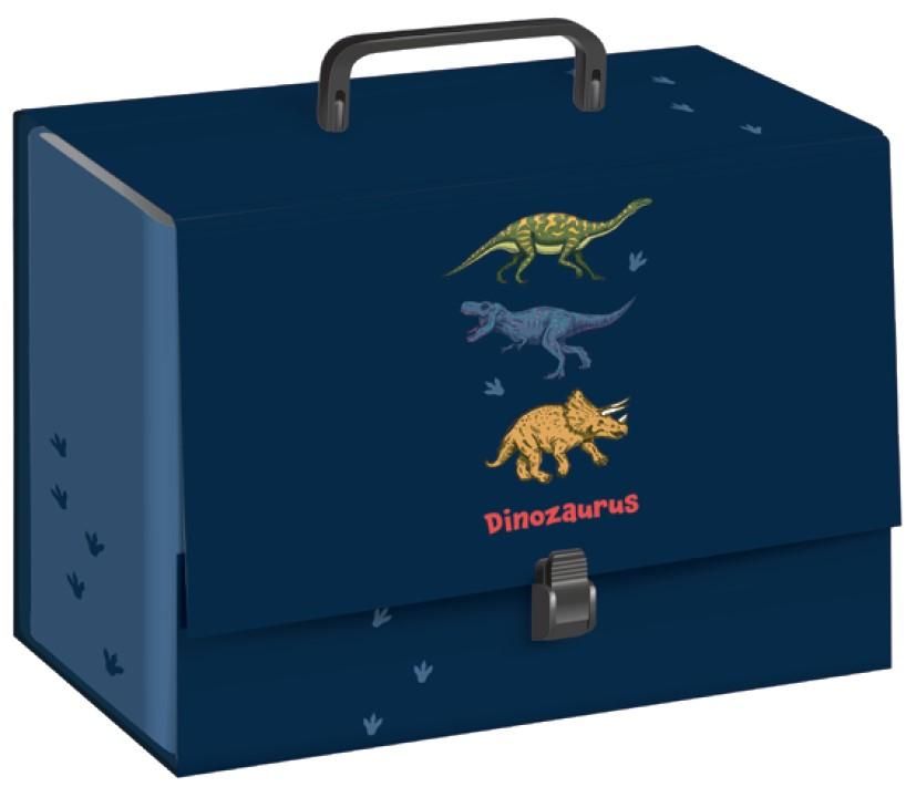 Interdruk Teczka z rączką C4 10cm Dinozaurus