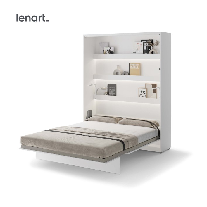 Półkotapczan Lenart BED CONCEPT BC-12 pionowy 160 biały