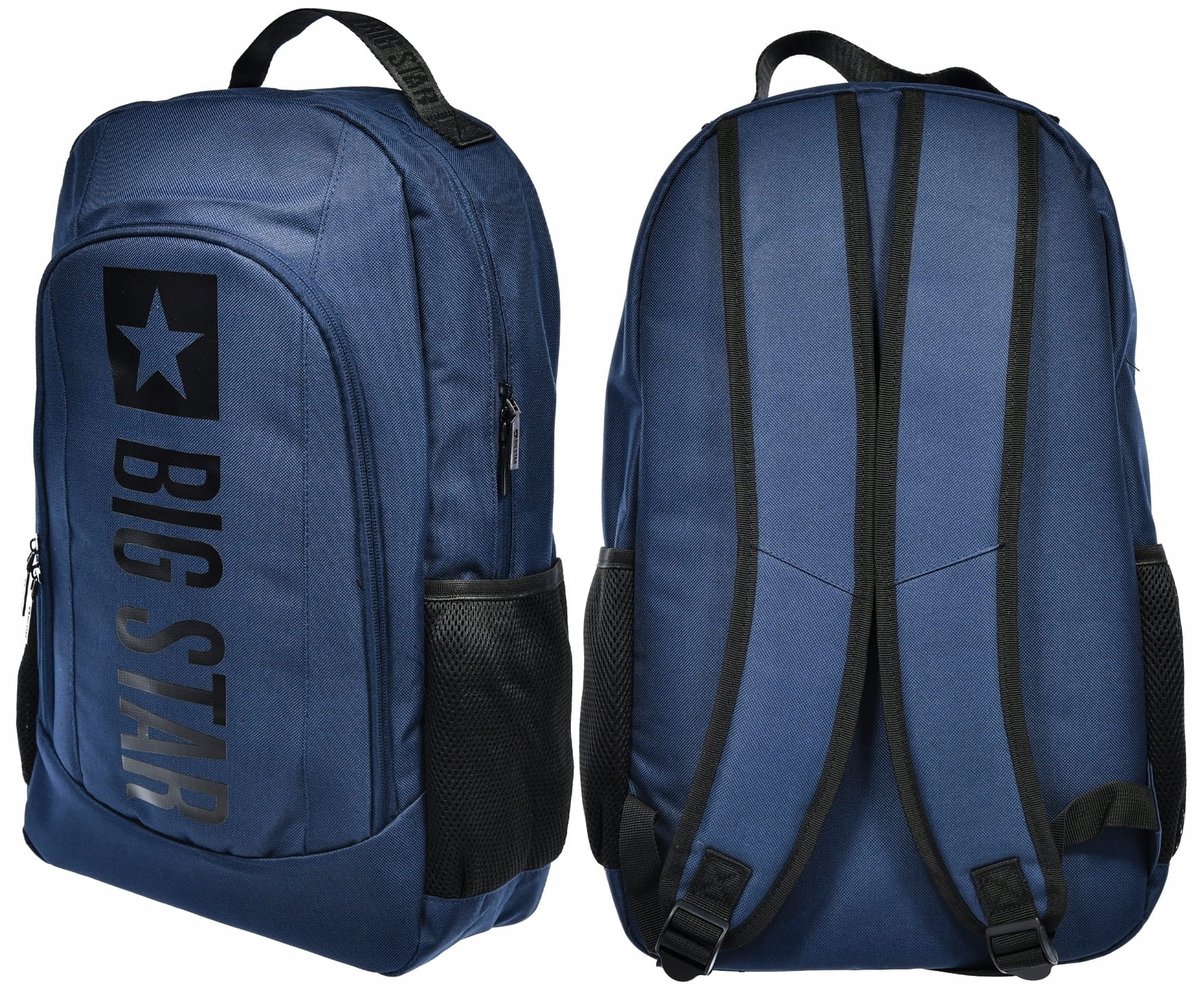 Plecak szkolny miejski wycieczkowy na co dzień granatowy BIG STAR RR574148
