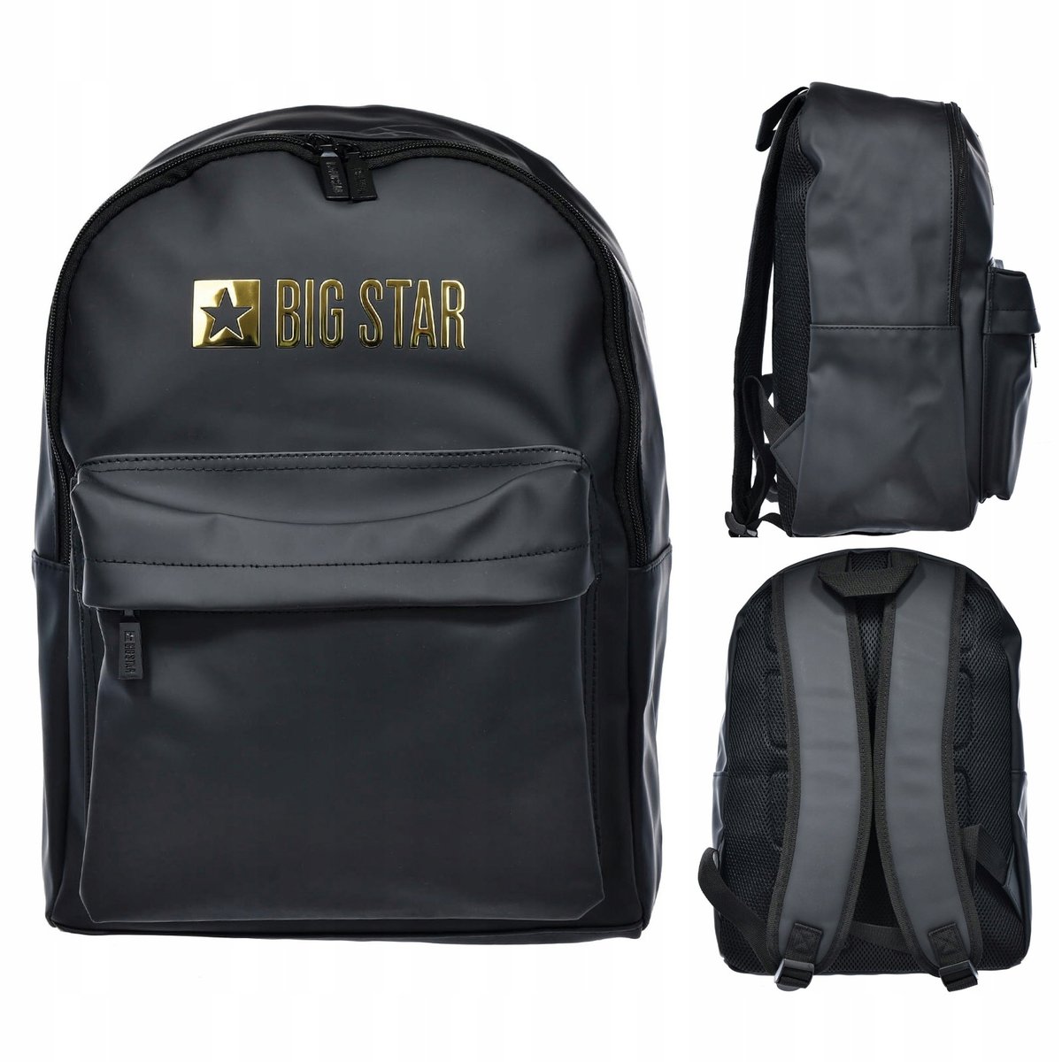 Plecak BIG STAR szkolny miejski wycieczkowy bagaż podręczny czarny RR574092