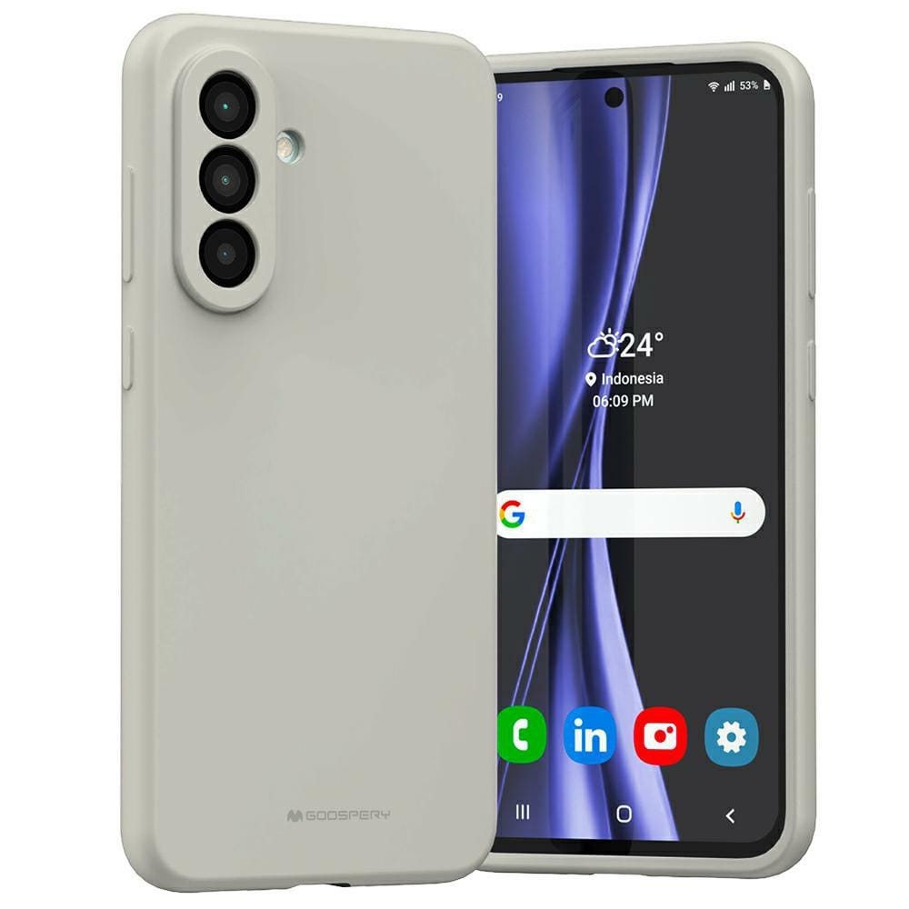Etui Mercury Silicone do Samsung Galaxy A56 kamienny