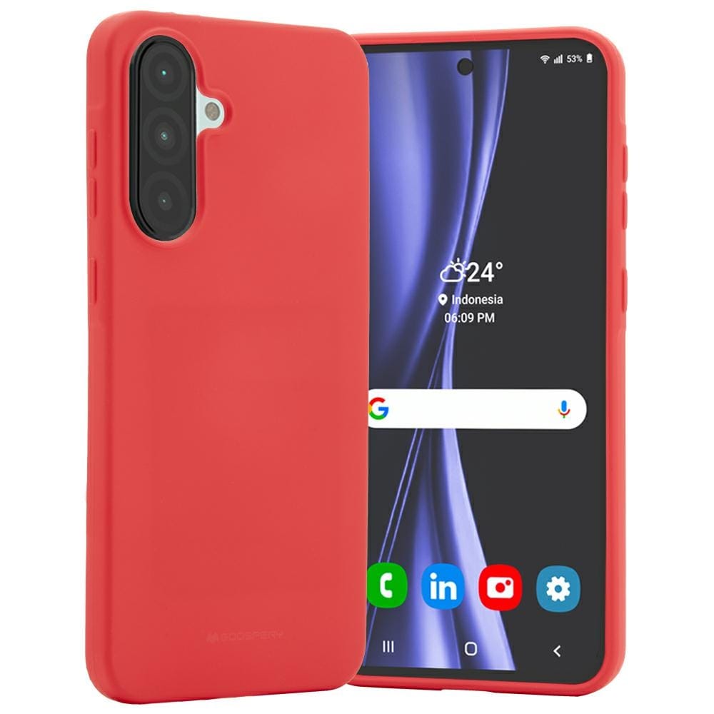 Etui Mercury Soft do Samsung Galaxy A56 czerwony
