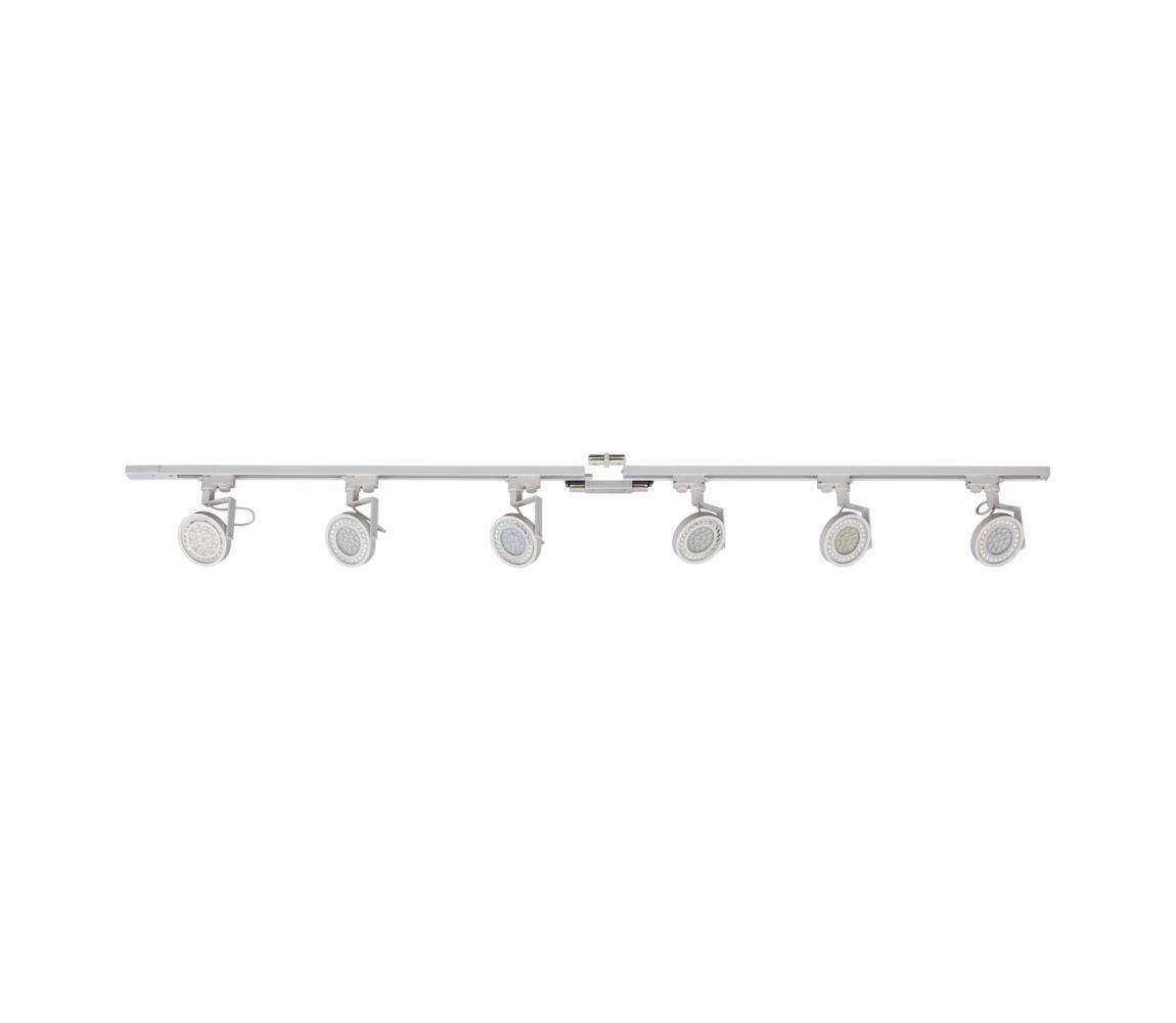 Zuma Line 3054 - Reflektor do systemu szynowego MASTER 6xGU10/10W/230V biały