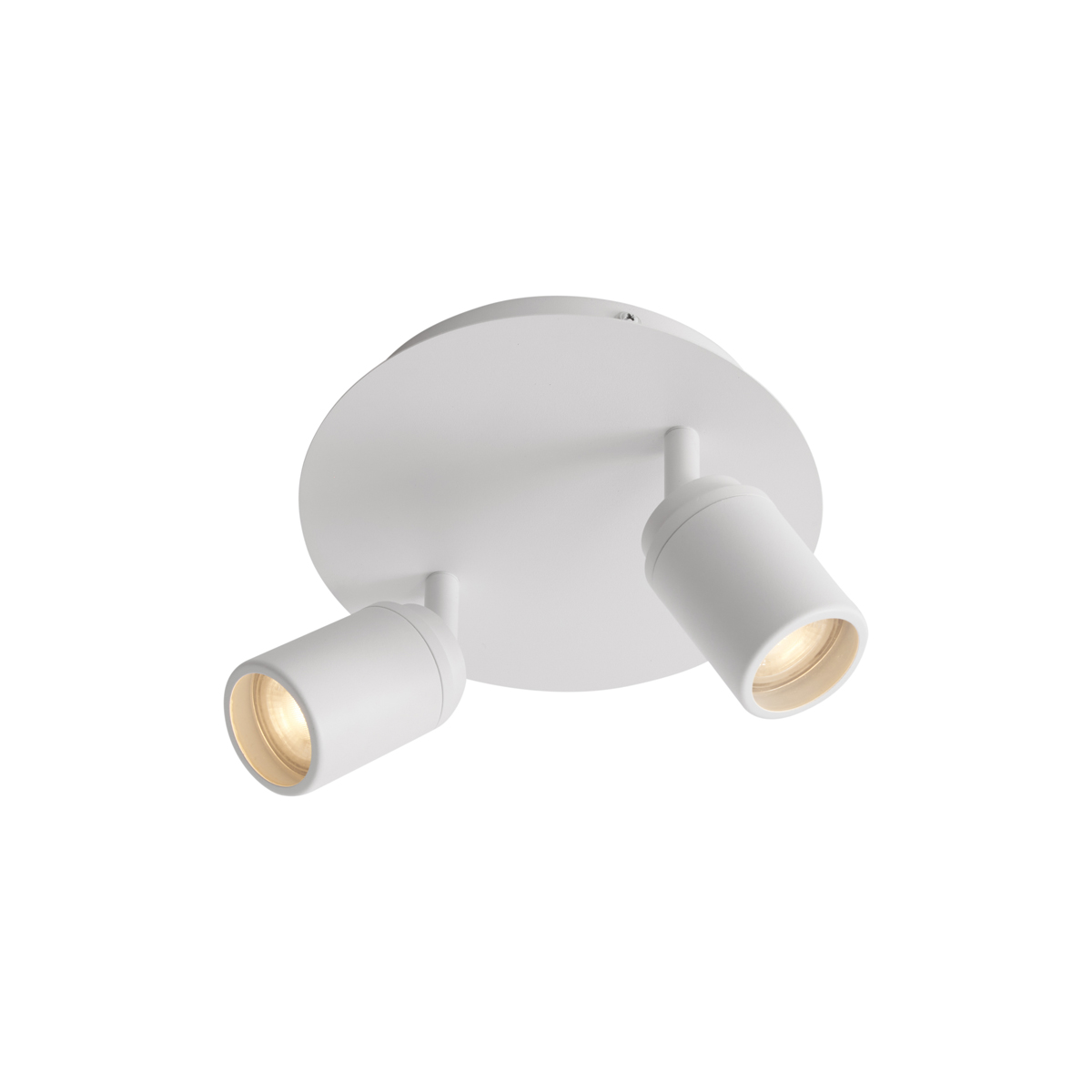 QAZQA Nowoczesny reflektor łazienkowy biały 2-punktowy IP44 - Ducha