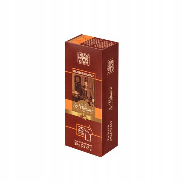 Sir William's Herbata English Breakfast Tea 25 szt.