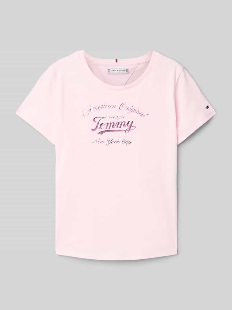 T-shirt o kroju regular fit z mieszanki bawełny