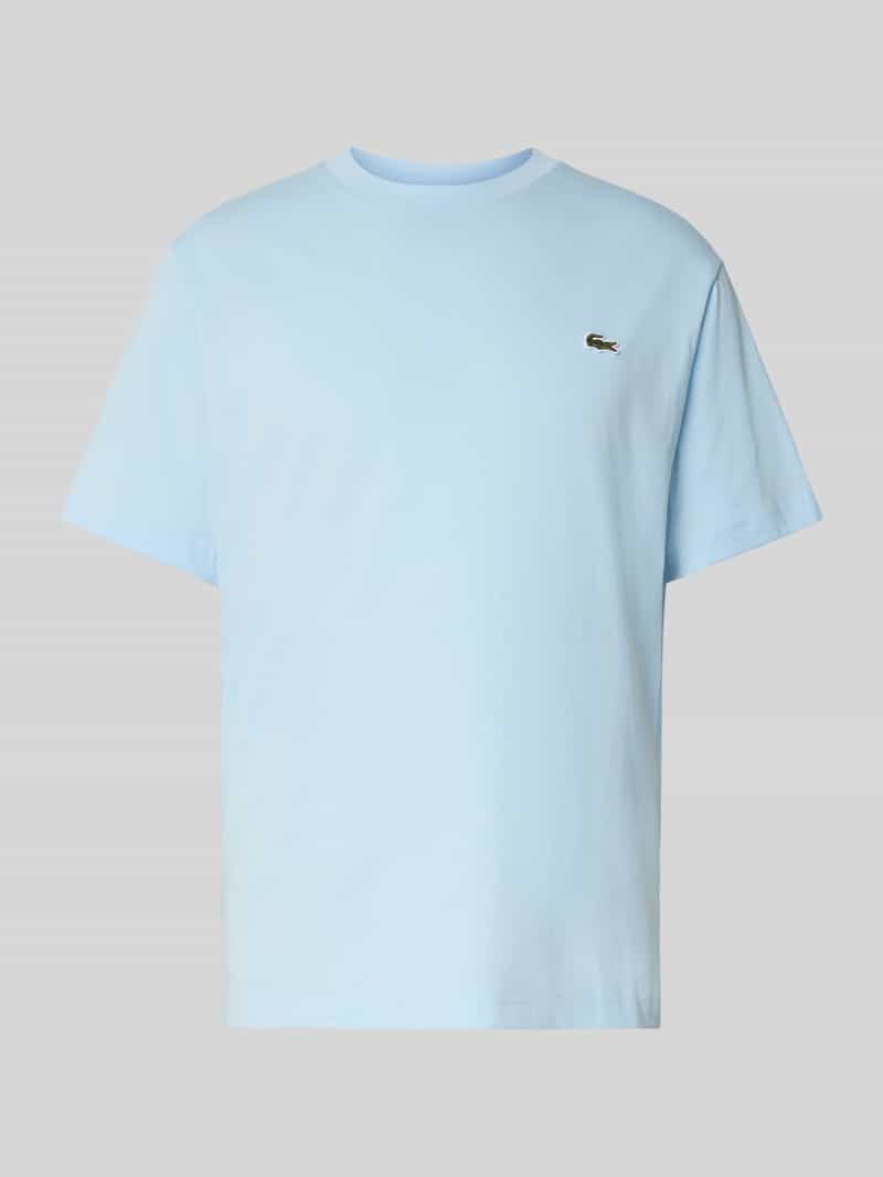 T-shirt o kroju regular fit z czystej bawełny