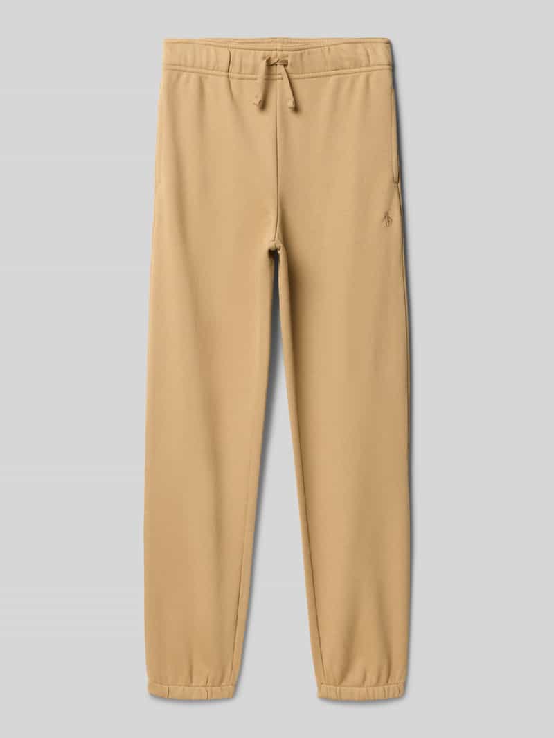 Spodnie materiałowe z elastycznym pasem