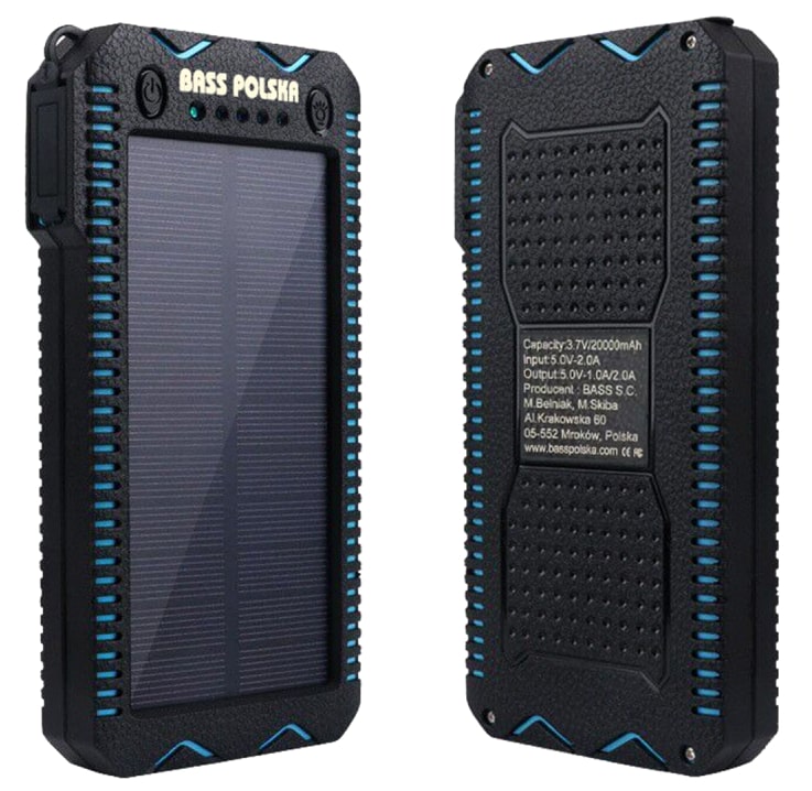 Powerbank solarny Bass Polska 5956 10000 mAh (5902067626382)