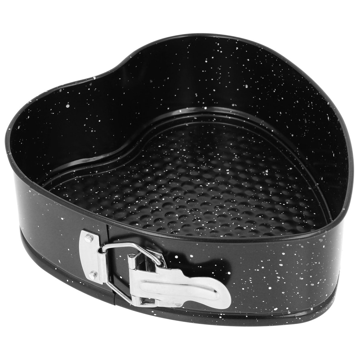 Forma blaszana SERCE rozpinana z powłoką marmurkową 20x7cm BRUNBESTE BB-1037