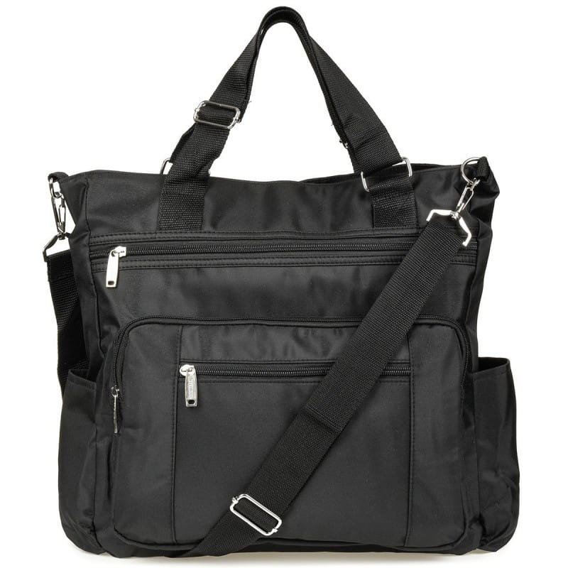 Torba na zakupy mikrofibra lekka pojemna Sanchez czarna