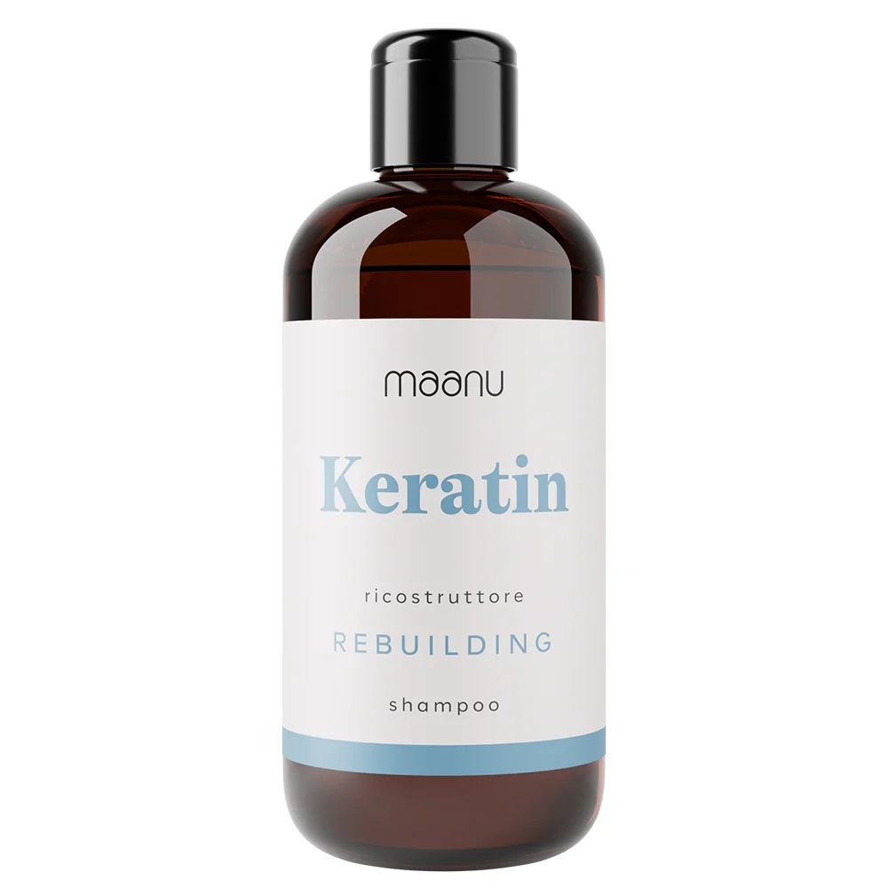 Maanu Keratin Odbudowujący Szampon do Włosów 250ml