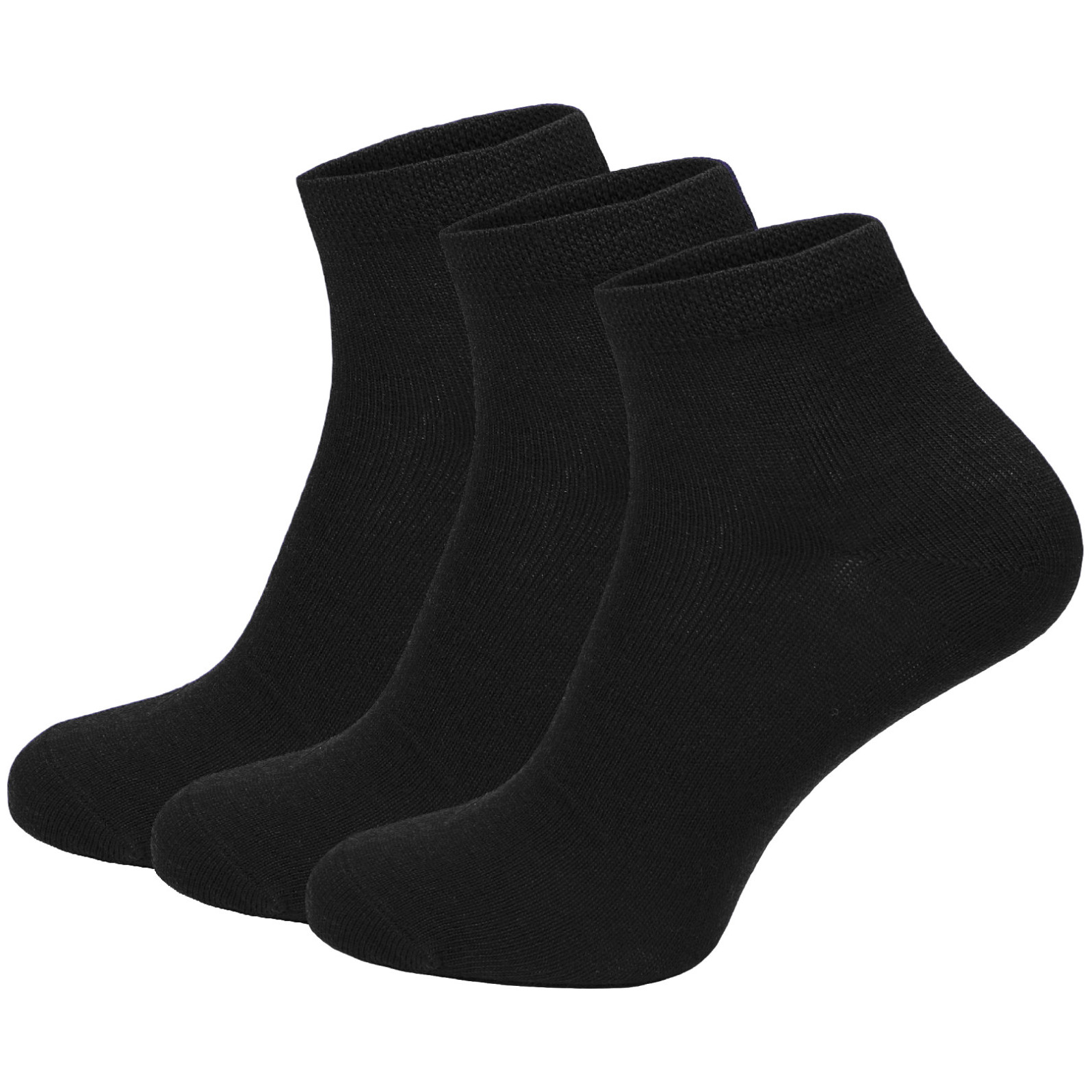 Zestaw skarpetek Zulu Diplomat Bamboo Mid 3-pack Rozmiar skarpet: 39-42 / Kolor: czarny