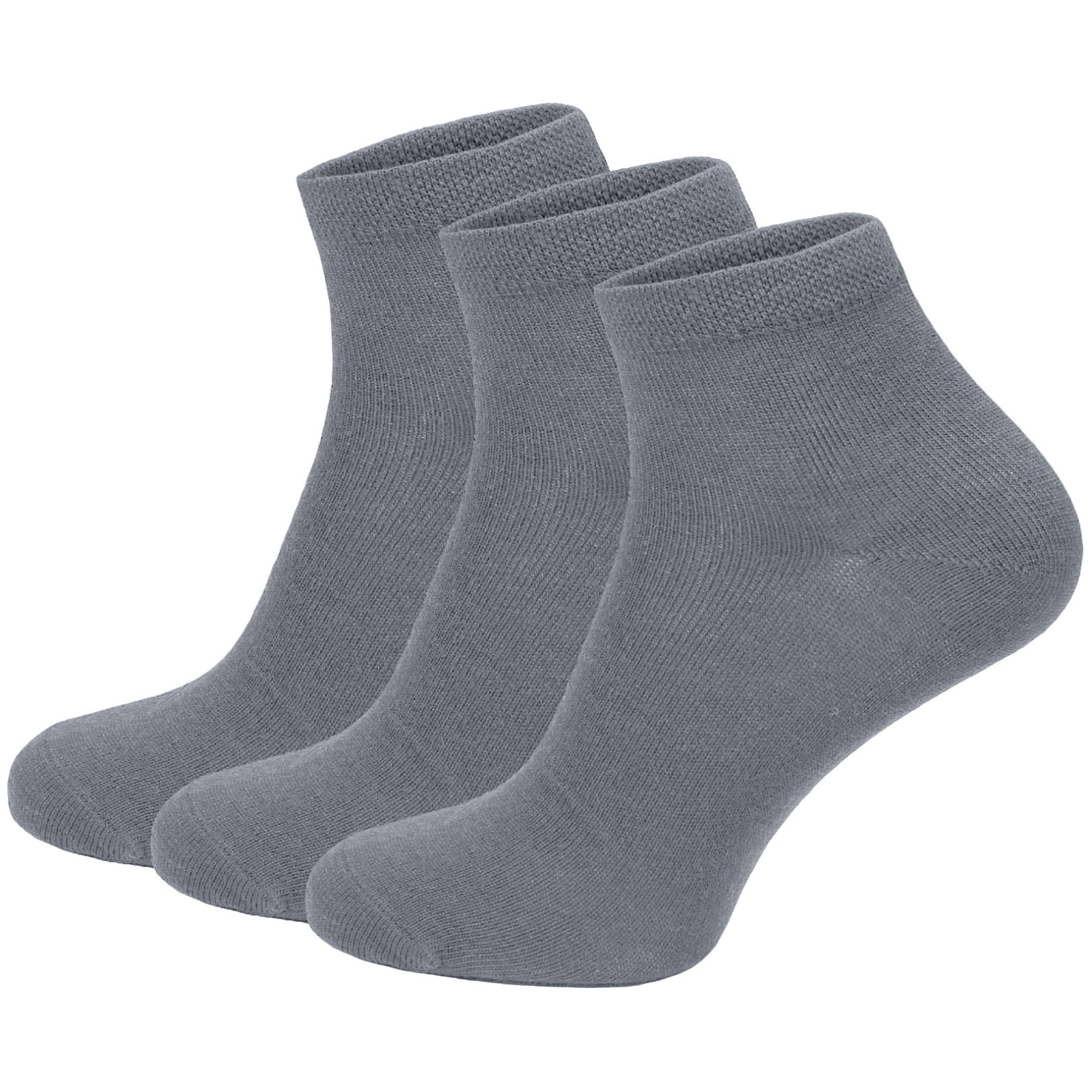 Zestaw skarpetek Zulu Diplomat Bamboo Mid 3-pack Rozmiar skarpet: 43-47 / Kolor: jasnoszary
