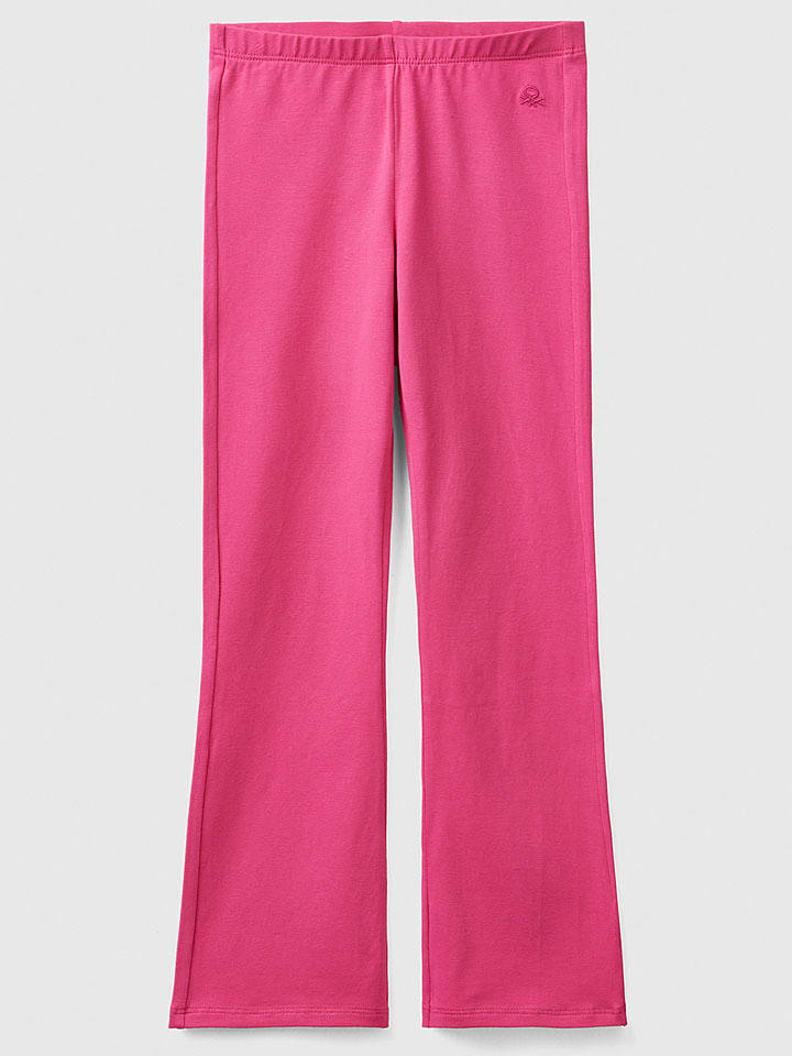 Benetton Legginsy w kolorze różowym