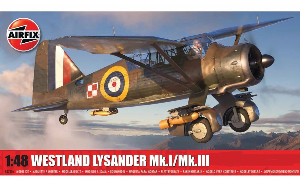 Model plastikowy Westland Lysander Mk.I/Mk.III 1/48 Airfix