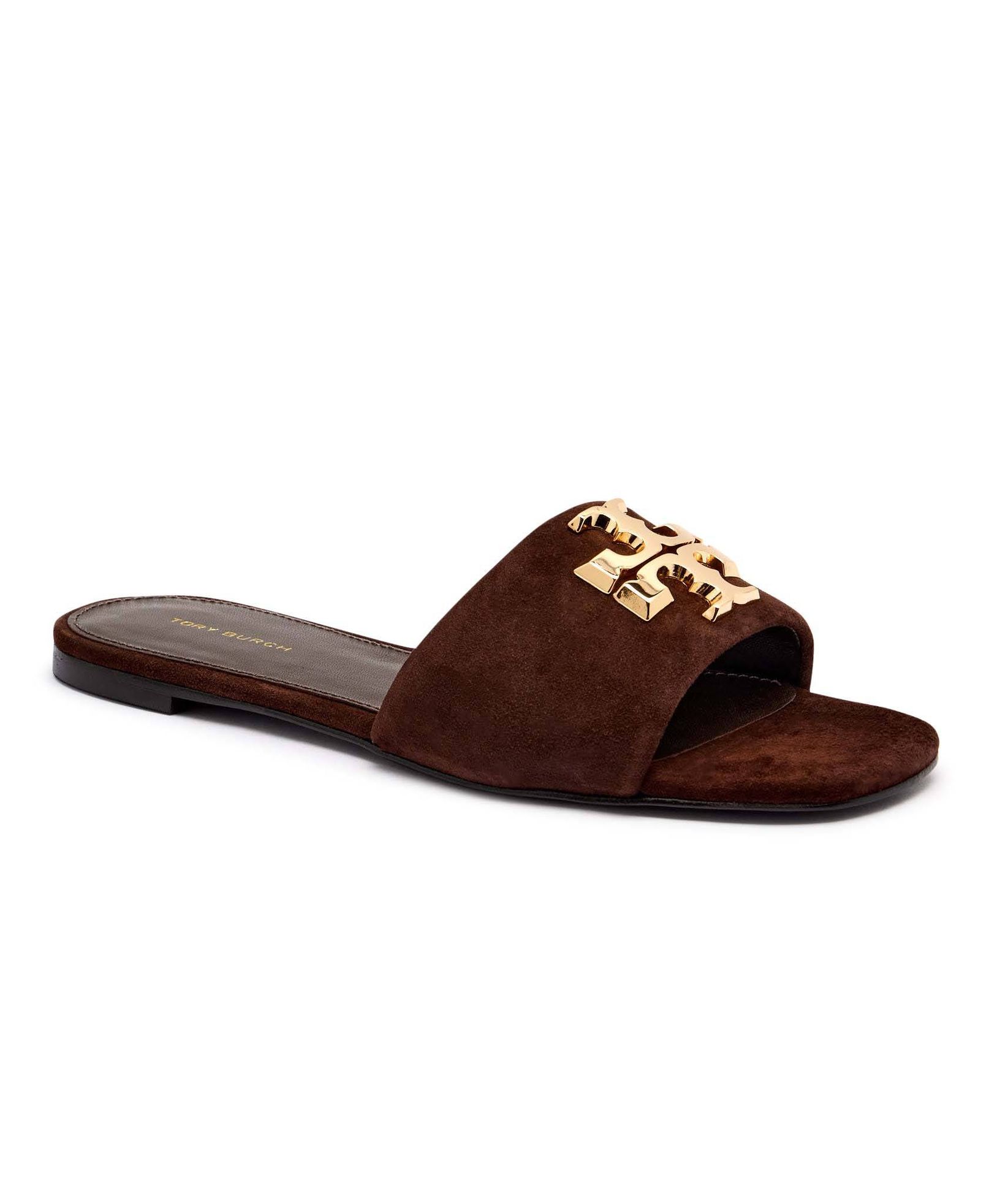 TORY BURCH Skórzane klapki ELEANOR