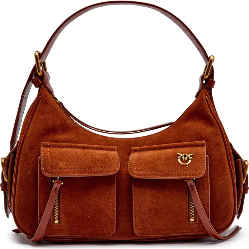 Pinko Skórzane hobo CARGO CLASSIC