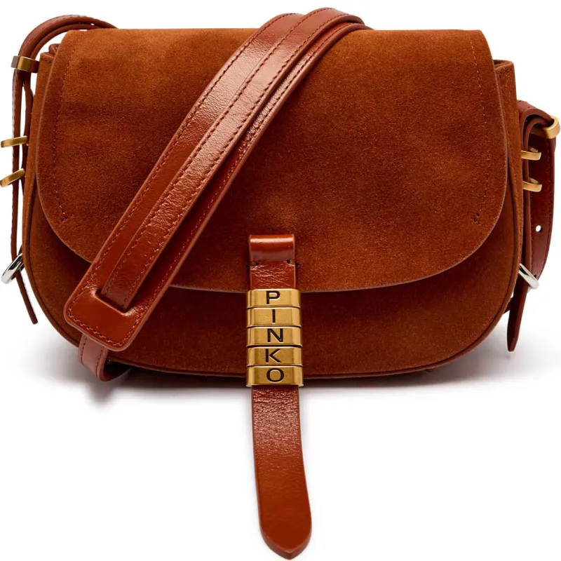 Pinko Skórzana listonoszka SADDLE MINI