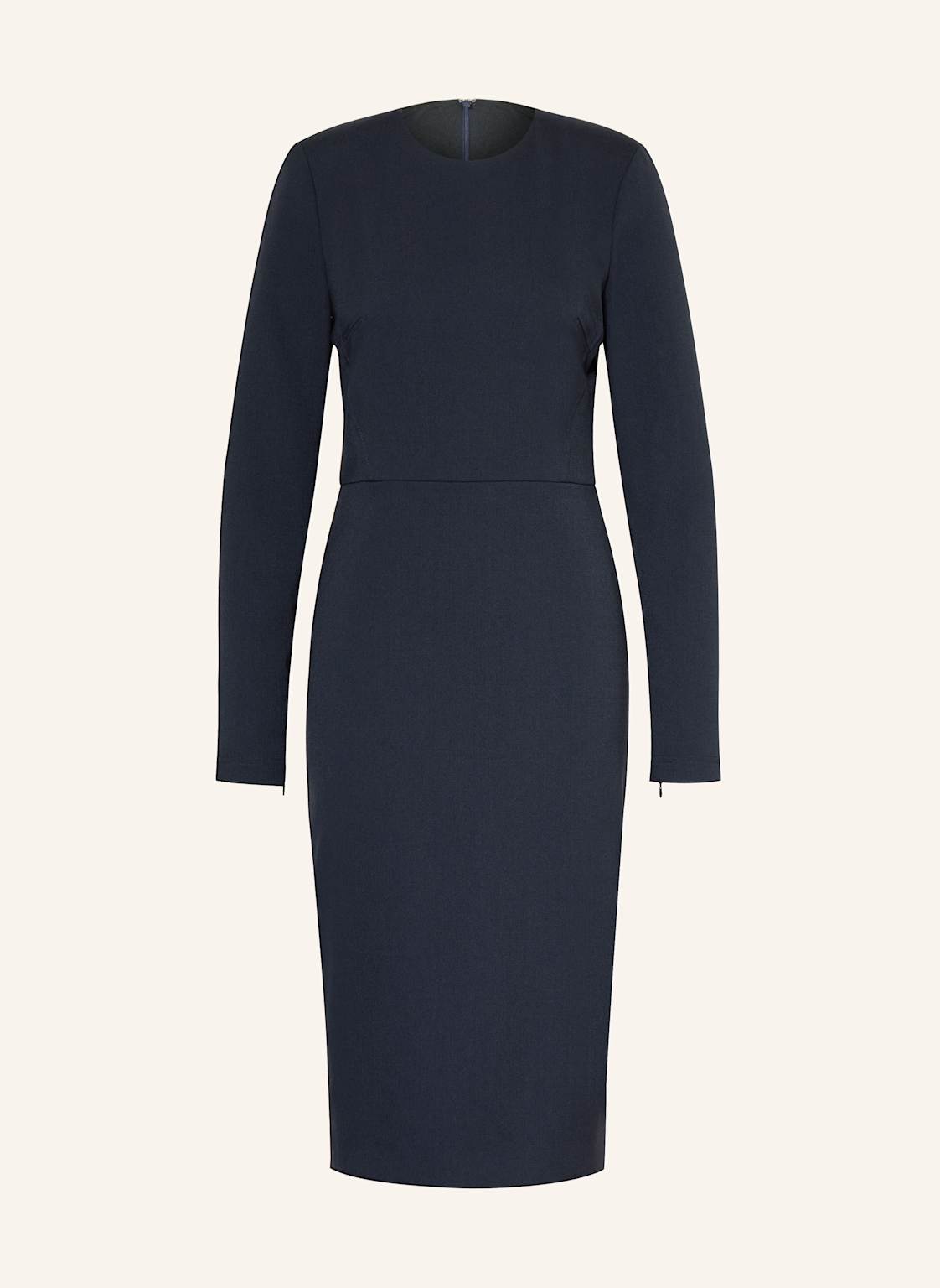 Victoria Beckham Sukienka Etui blau