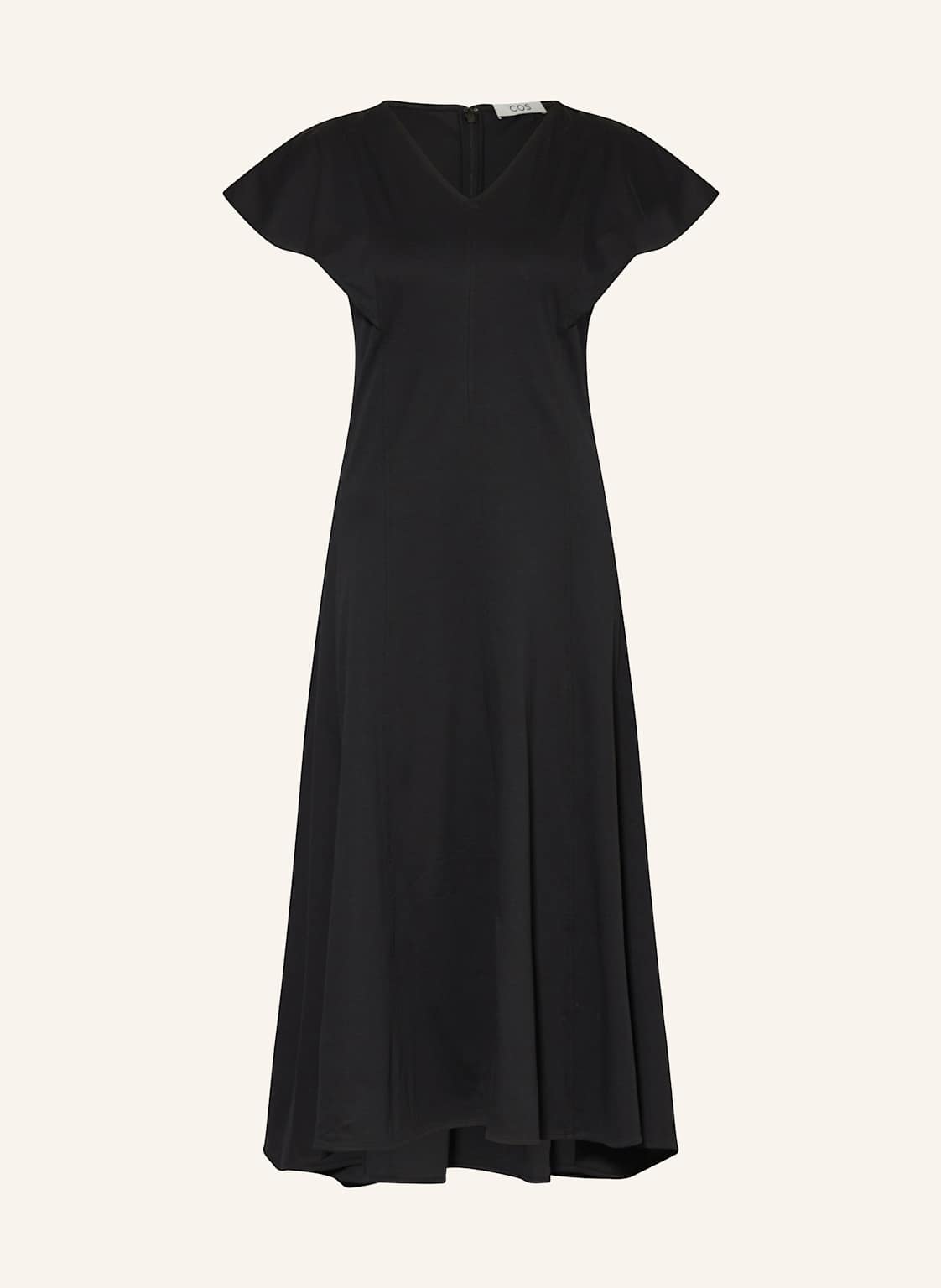 Cos Sukienka Z Dżerseju schwarz