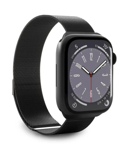 Pasek do Apple Watch 38-41mm Puro Milanese Magnetic Band - czarny
