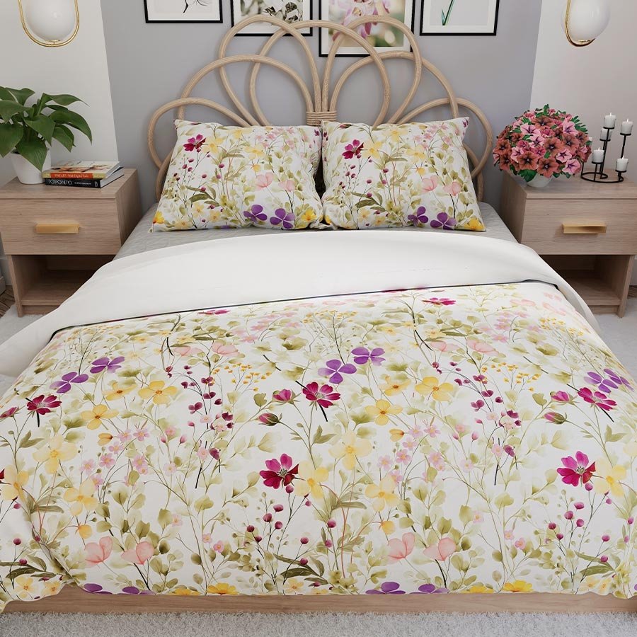 FLORINA Komplet pościeli z bawełny satynowej 220x200cm