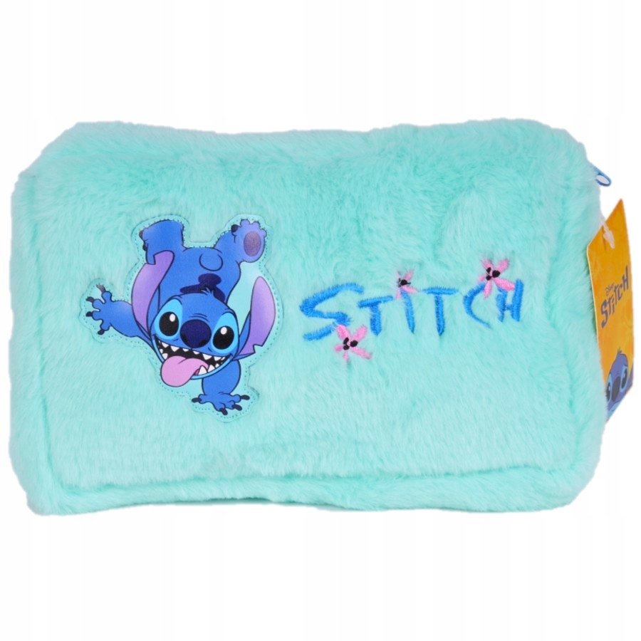 Stich piórnik saszetka pluszowa miętowy Lilo i Stitch