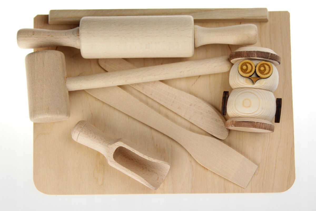 Zestaw małej KUCHARECZKI kucharki komplet