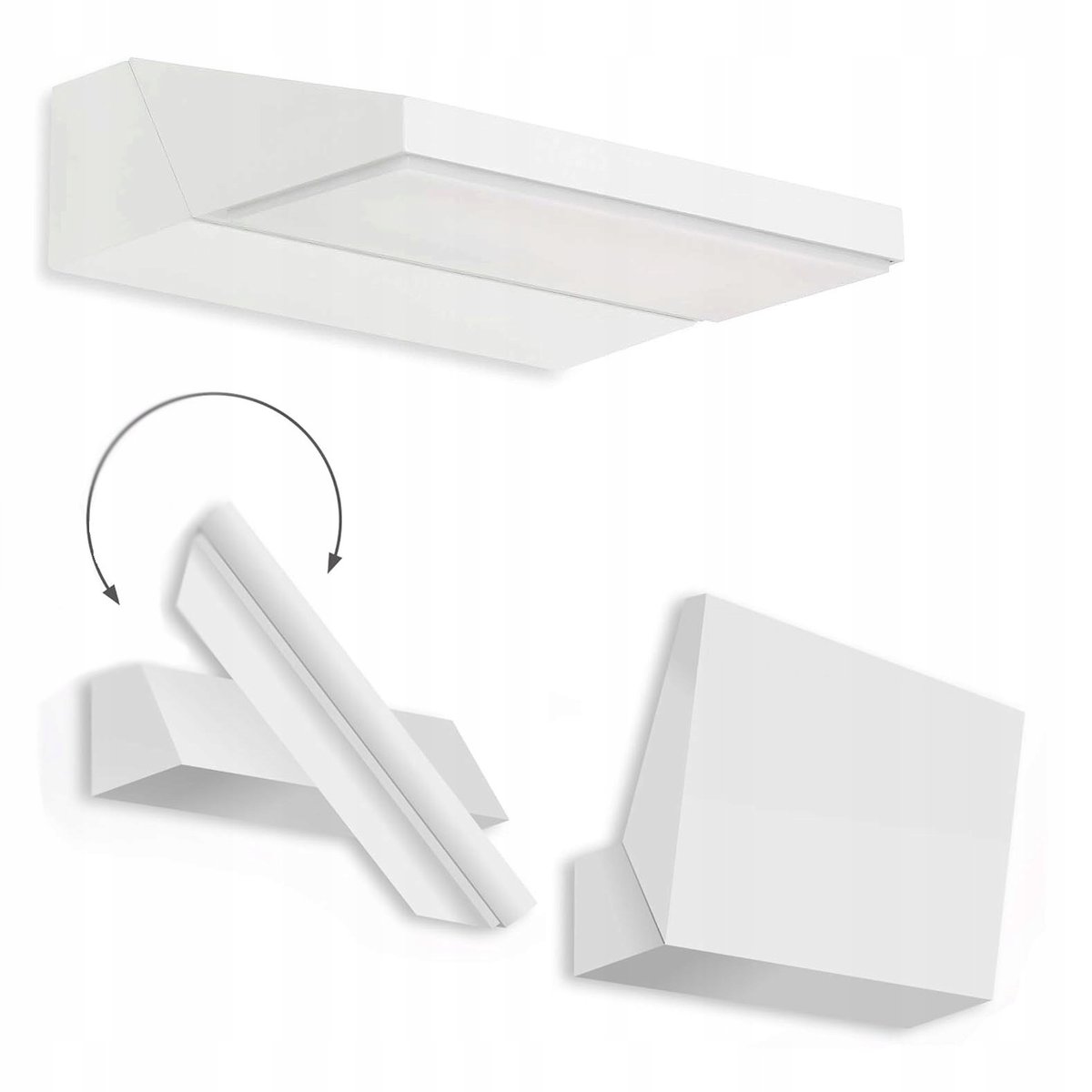 Lampa Elewacyjna Kinkiet Ścienny LED 10W Neutralna 4000K - Góra Lub Dół