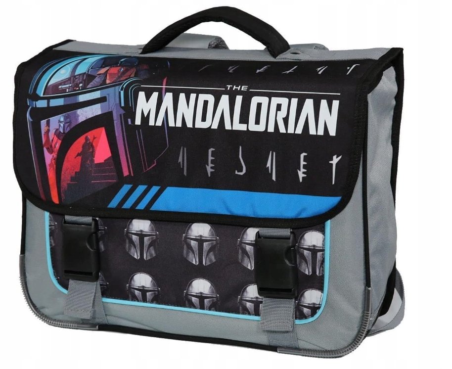 Tornister 38 cm – Star Wars / The Mandalorian Czarny i Szary Bagtrotter