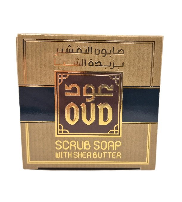 Oud Luxury Scrub Mydło Peelingujące Z Masłem Shea Z Dubaju, 125g