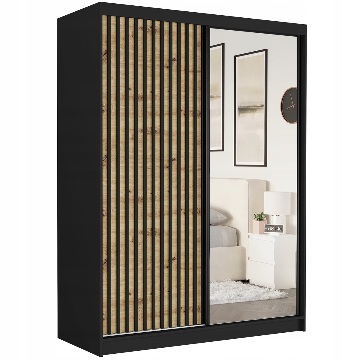 Szafa przesuwna Rivano VII 150 cm z lustrem