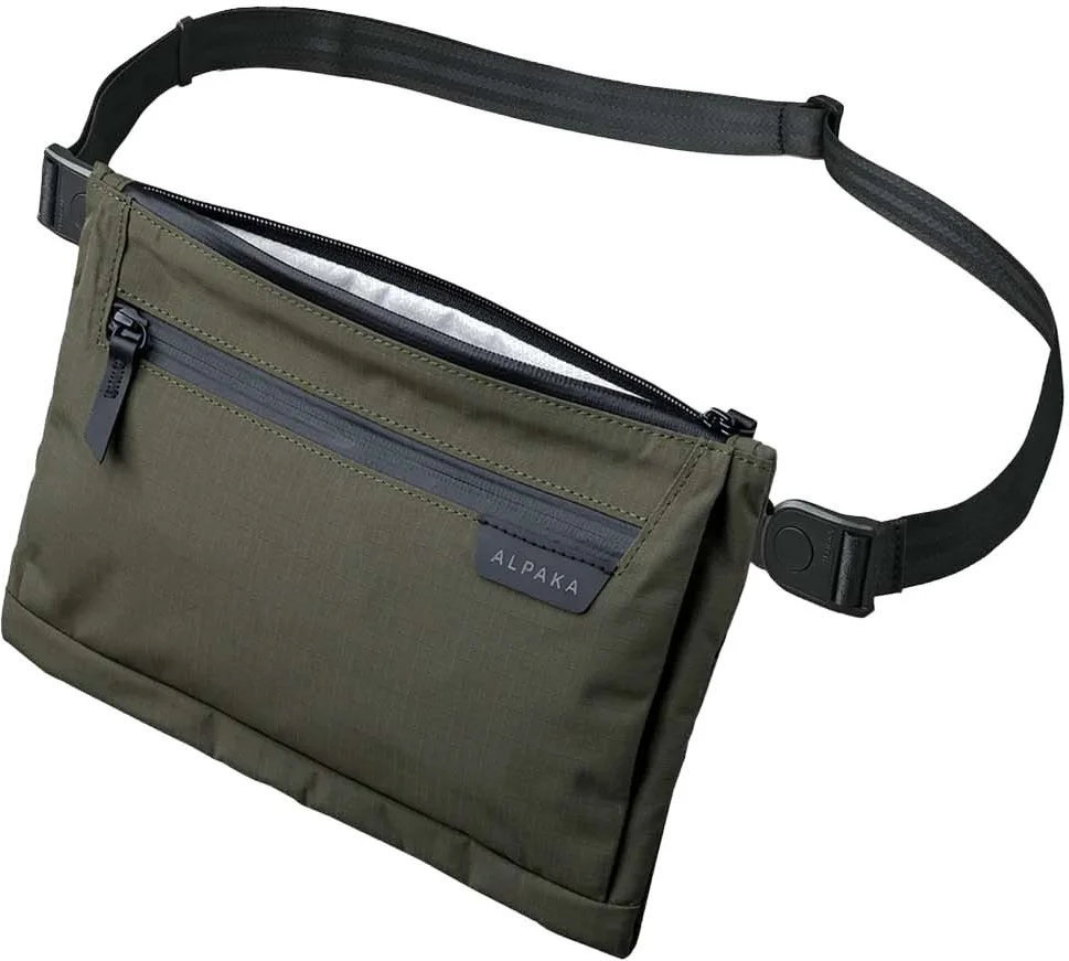 Torba saszetka na ramię Alpaka Zip Pouch Max V2 - Green