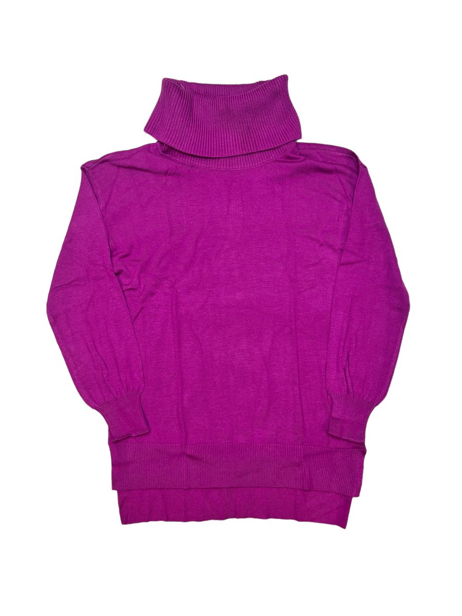 Ponczo sweter golf damski LOFT XS
