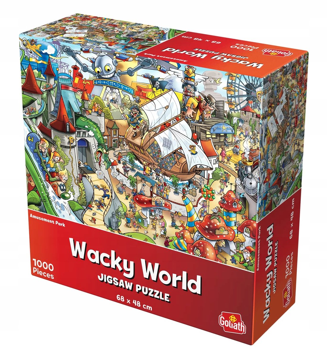 Puzzle Goliath Wacky World Amusement Park 1000 elementów