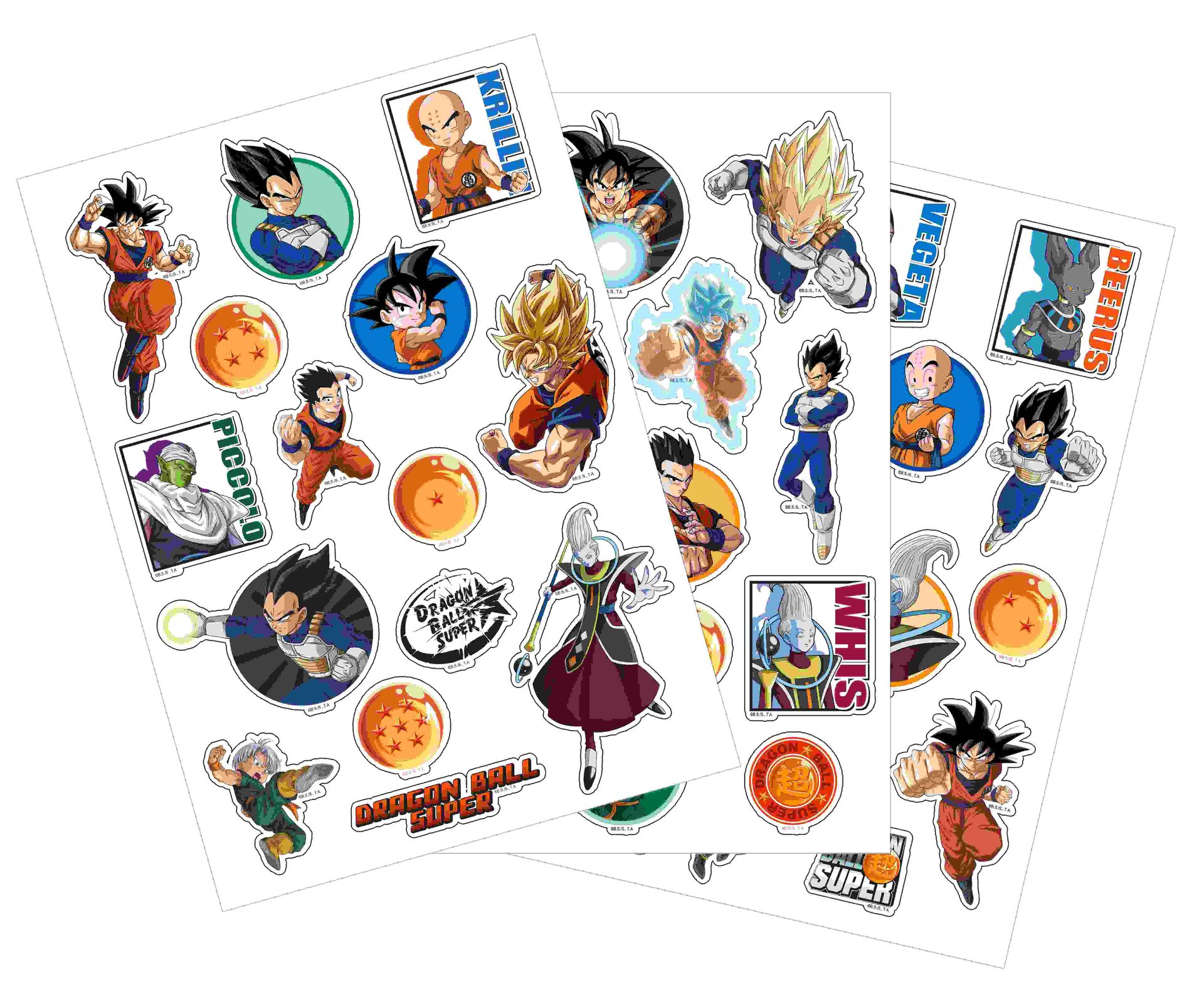 Zestaw naklejek removable Dragon Ball Z Db00009